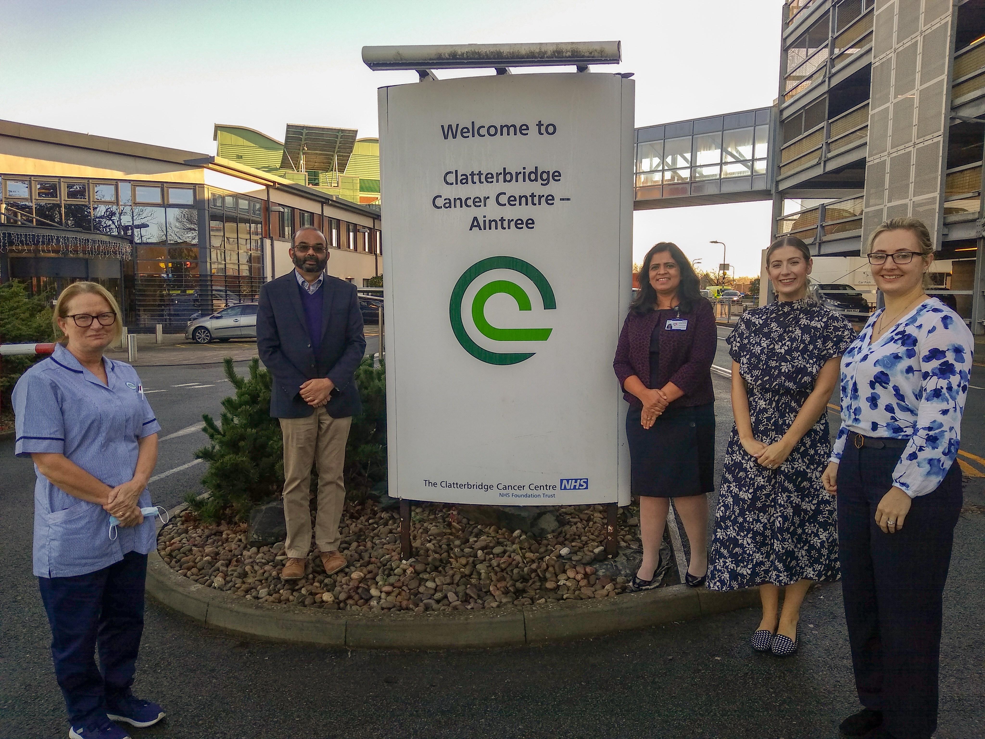 Part of The Clatterbridge Cancer Centre's neuro-oncology team