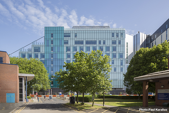 The new Clatterbridge Cancer Centre - Liverpool where inpatients are now being treated